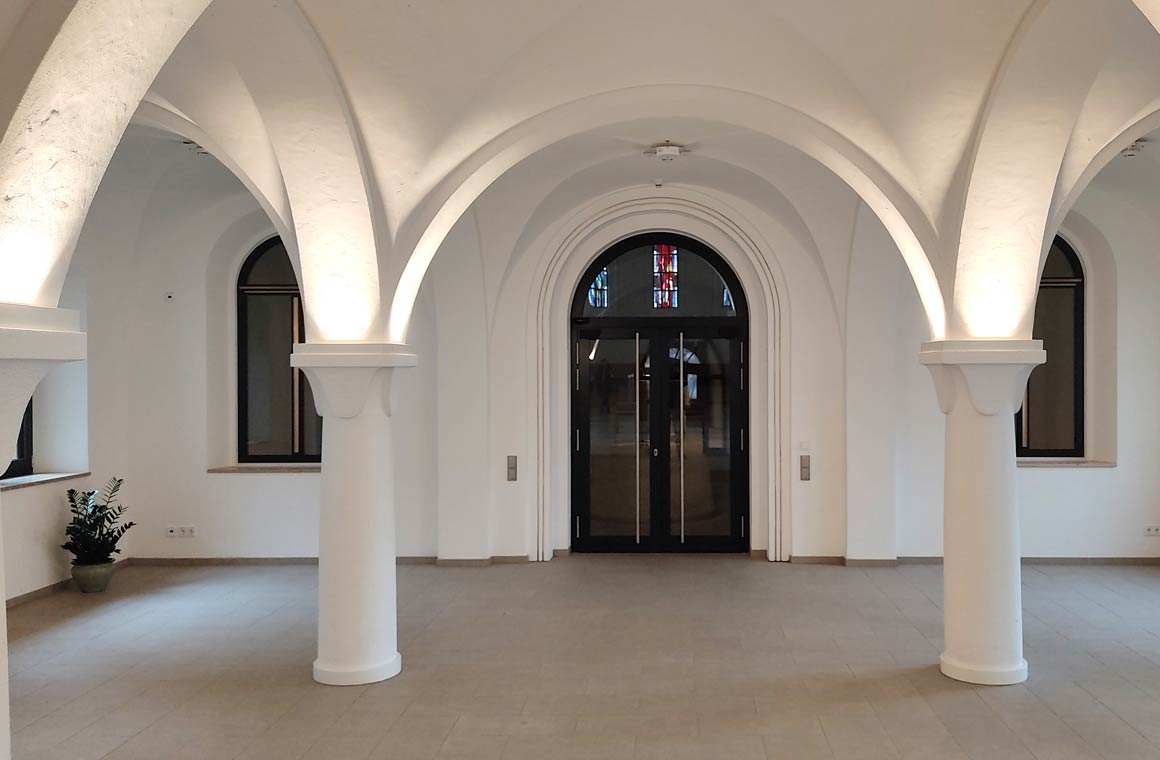 Mutterhauskirche_rechteck_10 Vorraum Kirche, Gewölbe